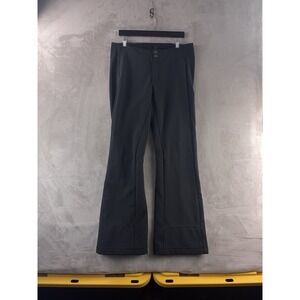 The North Face Ski Pants Womens Size Large Black Flare Snow Insulated Waterproof